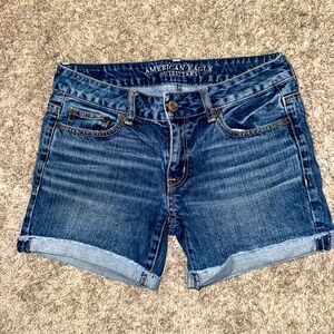 American Eagle Outfitters Women's Blue Denim Shorts